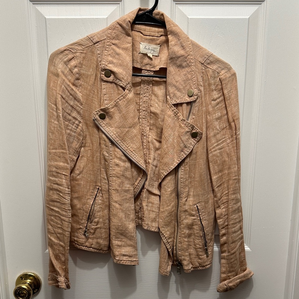 Lou & Grey Linen Motorcycle Jacket
